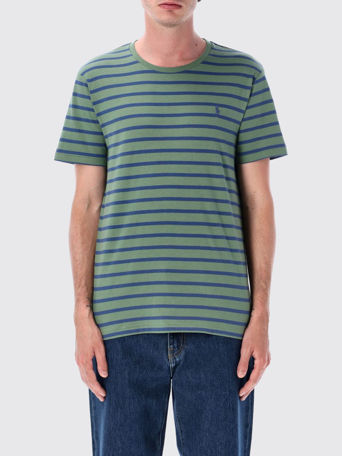 Tシャツ・カットソー POLO RALPH LAUREN Men T-shirt Olive 710938134 012