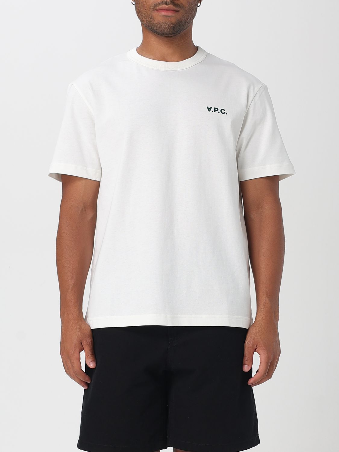 Tシャツ・カットソー A.P.C. Men T-shirt White COHBQH26391 ALK