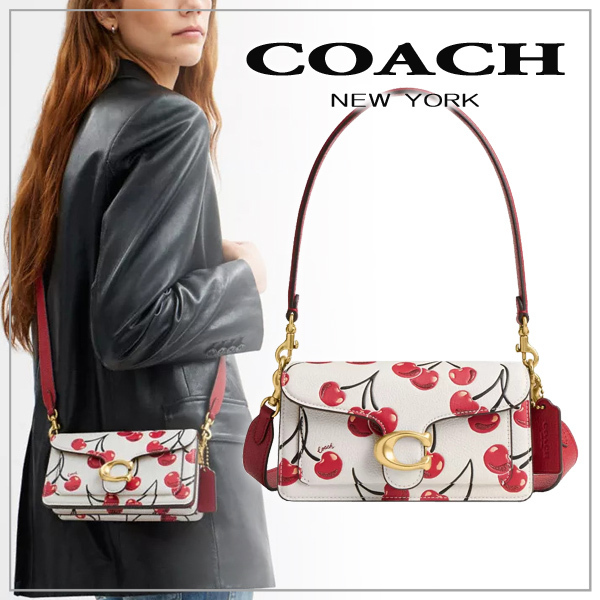 【COACH】コーチ タビー ショルダー バッグ 20・チェリー