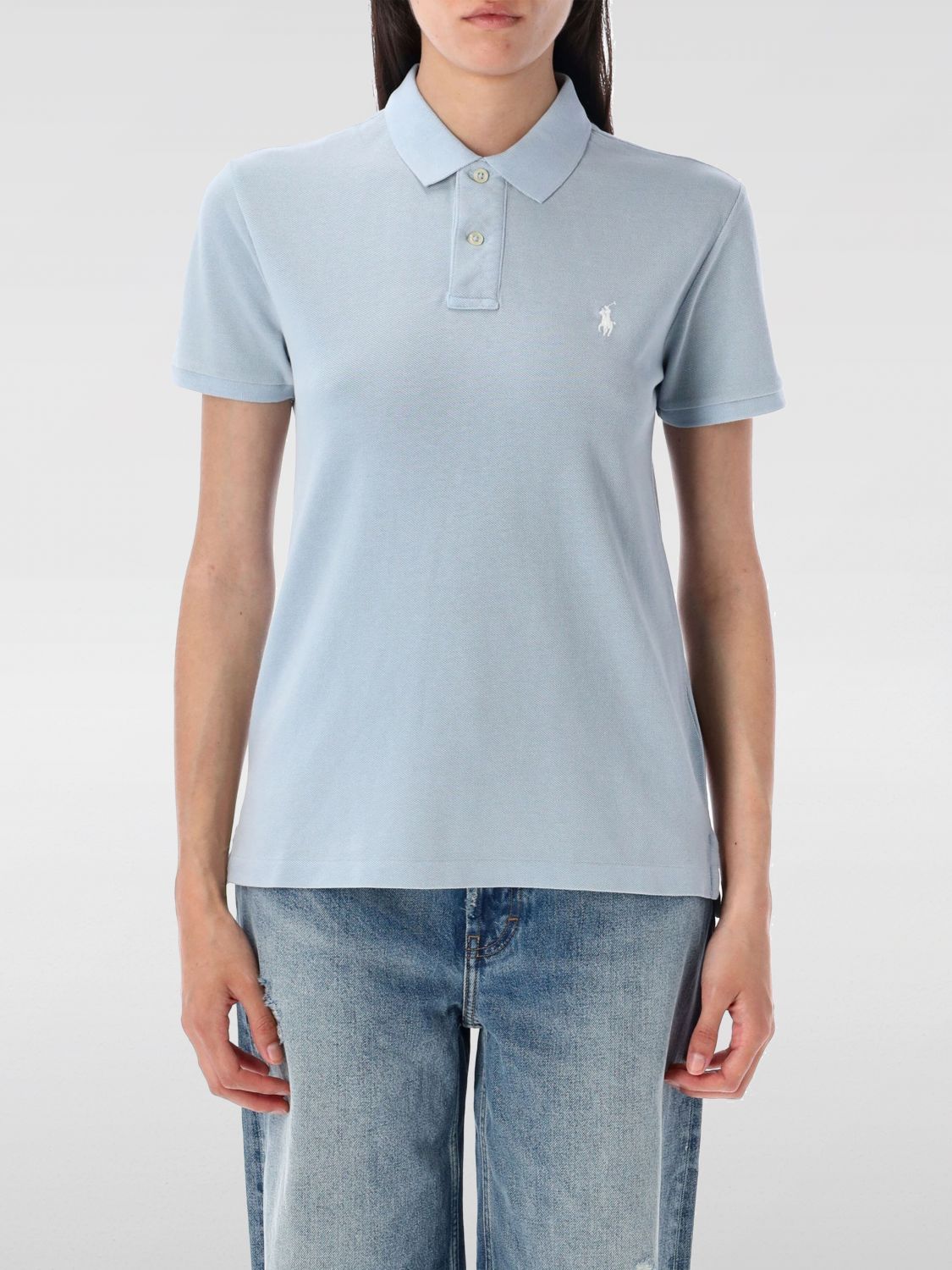 Tシャツ・カットソー POLO RALPH LAUREN Woman Polo Shirt Indigo 211959594 007