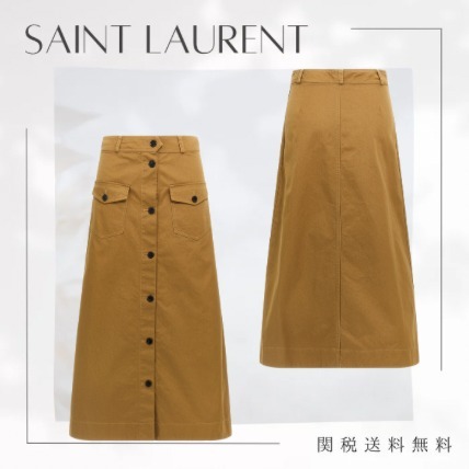 SAINT LAURENT【サンローラン】ブラウン スカート
