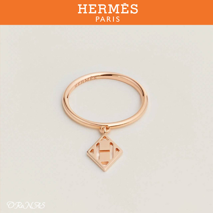 【高級感漂う】HERMES《ガンバード》H リング