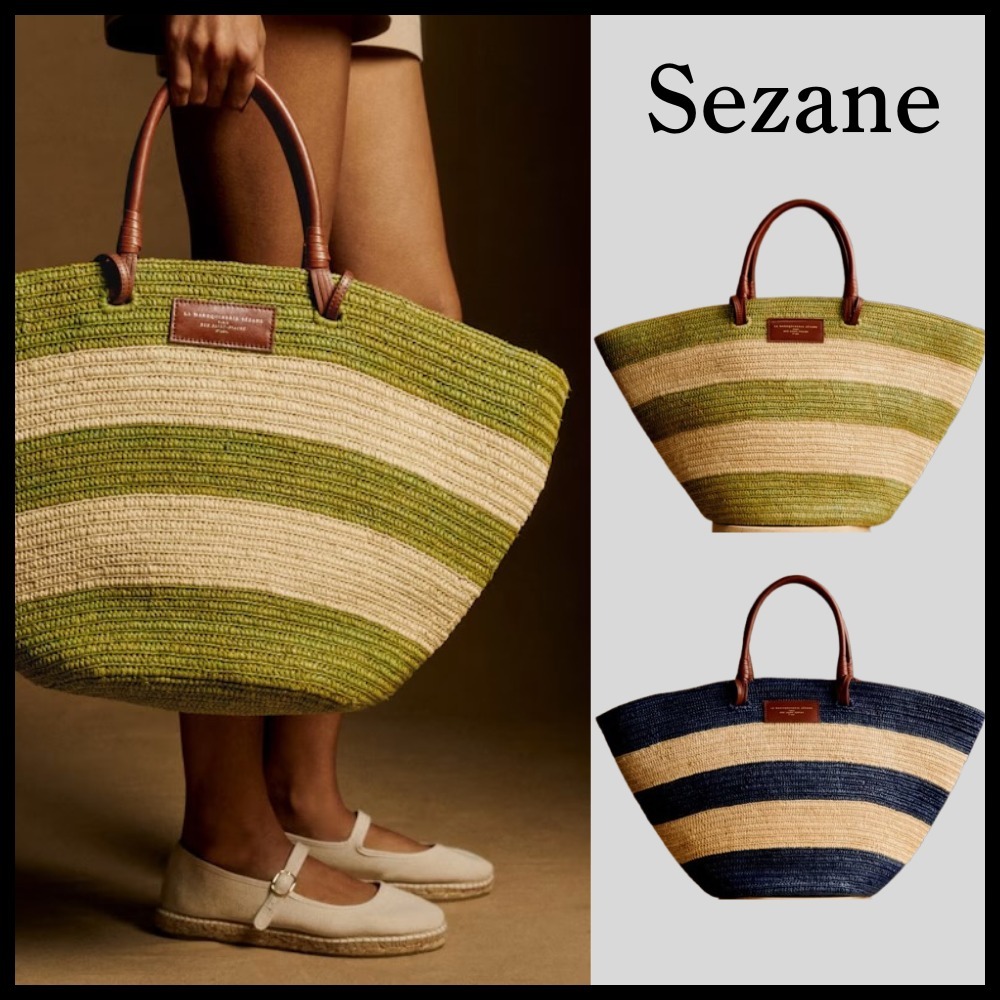 【Sezane】カジュアルに持ちたい! 2wayマキシカゴバッグ Justine