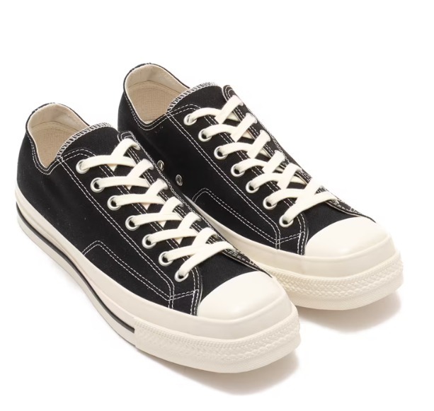 【CONVERSE】 コンバース AS SQUARETOE OX BLACK 国内発送