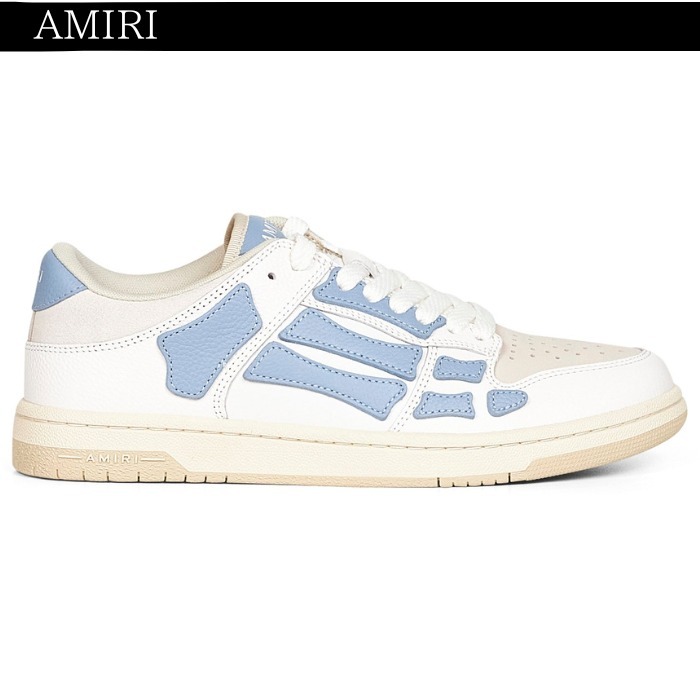 関税込★VIP価格【AMIRI】レザースケルトップロースニーカー