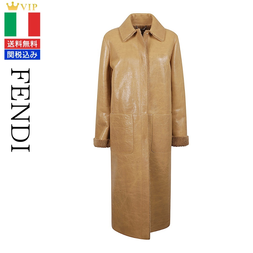 VIP【送料関税込】FENDI LEATHER COAT