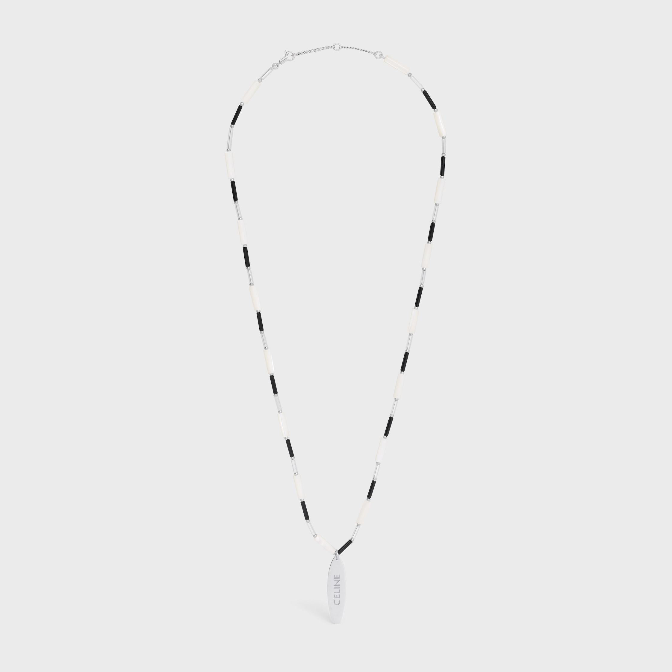 ネックレス・チョーカー CELINE Monochrome Surf Necklace