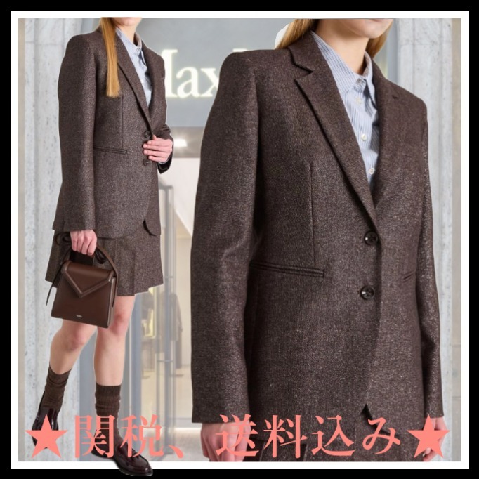 DT★Max Mara★seme ウールブレンドジャケット
