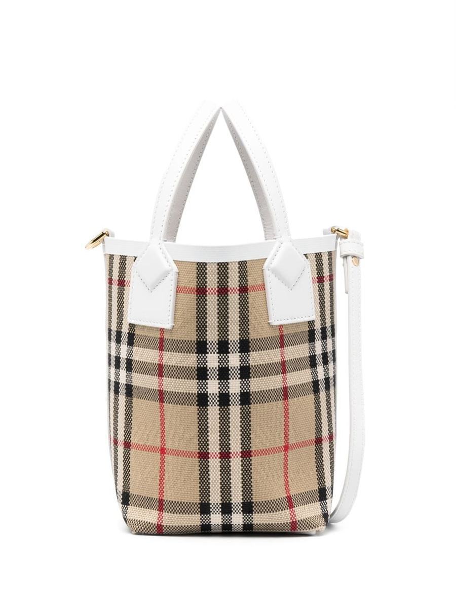 【関税＆送料込み】Burberry Check Motif Mini Bucket Bag