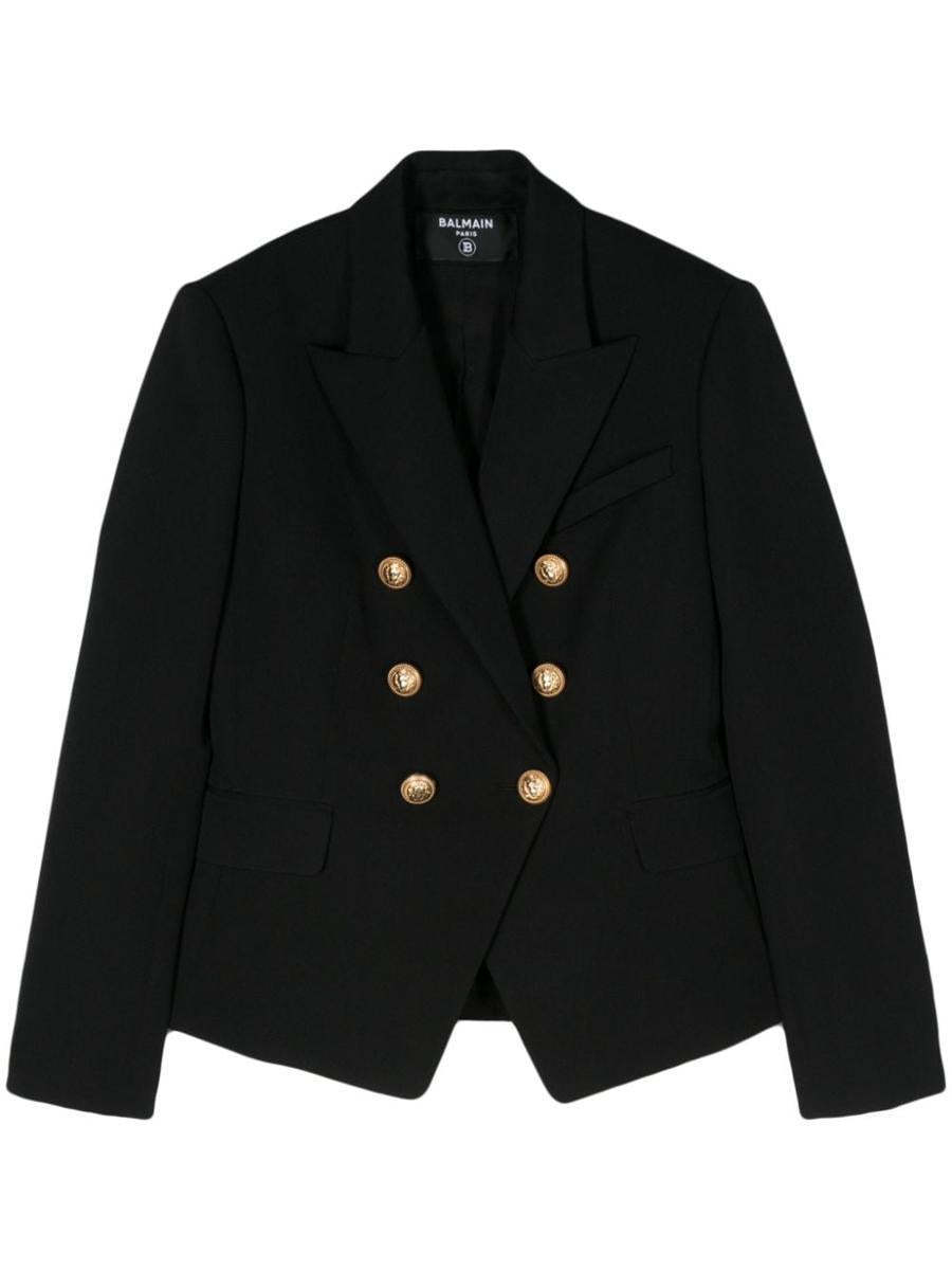 【関税＆送料込み】Balmain Wool Double-Breasted Jacket
