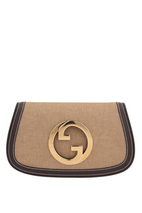 ショルダーバッグ・ポシェット Gucci Blondie Canvas And Smooth Leather Shou