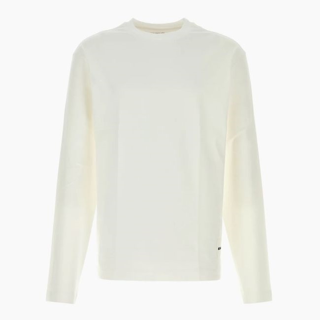 関税送料無料【Jil Sander】３枚セット White cotton t-shirt