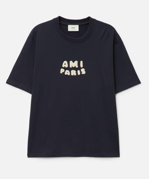 AMI PARIS 関税送料込 アミ パリ パッチ Tシャツ