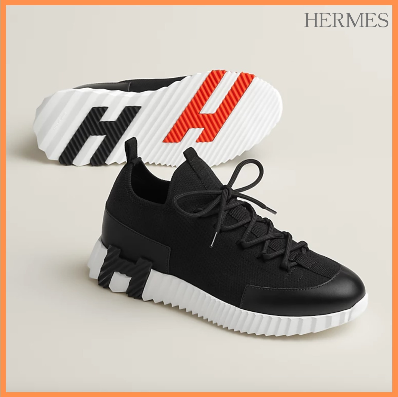 【即完売】HERMES レディース スニーカー