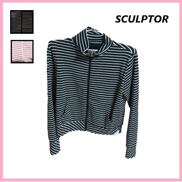 【SCULPTOR】ストライプ ジャージ