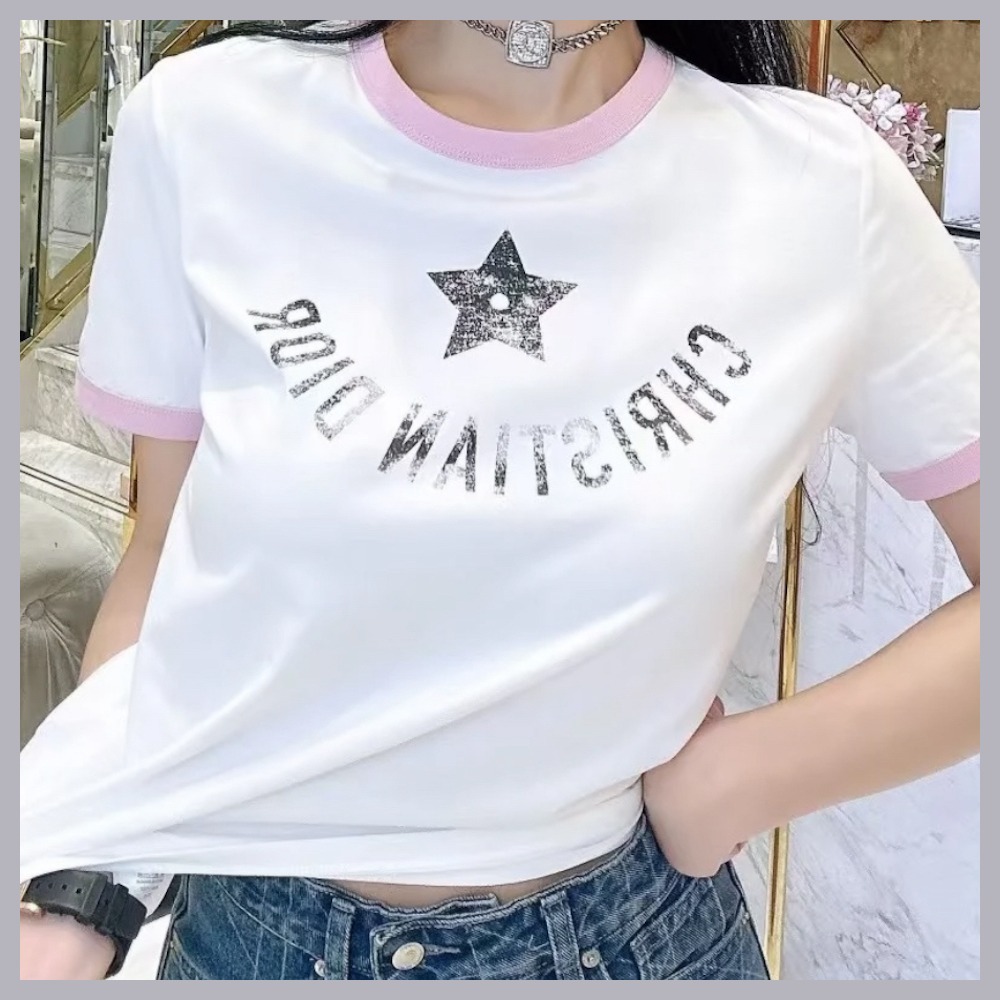 【実用性も可愛いさも♪】dior Tシャツ