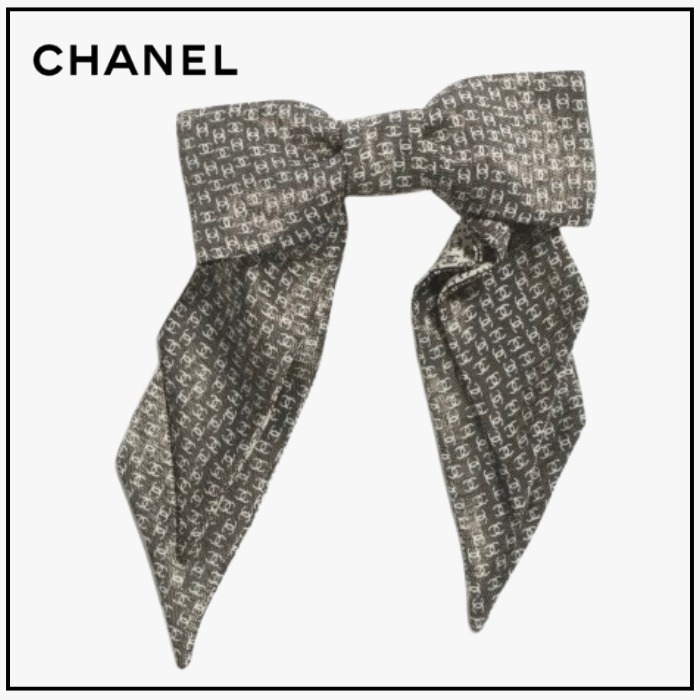 【CCロゴが可愛い♪】CHANEL ボウ バレッタ