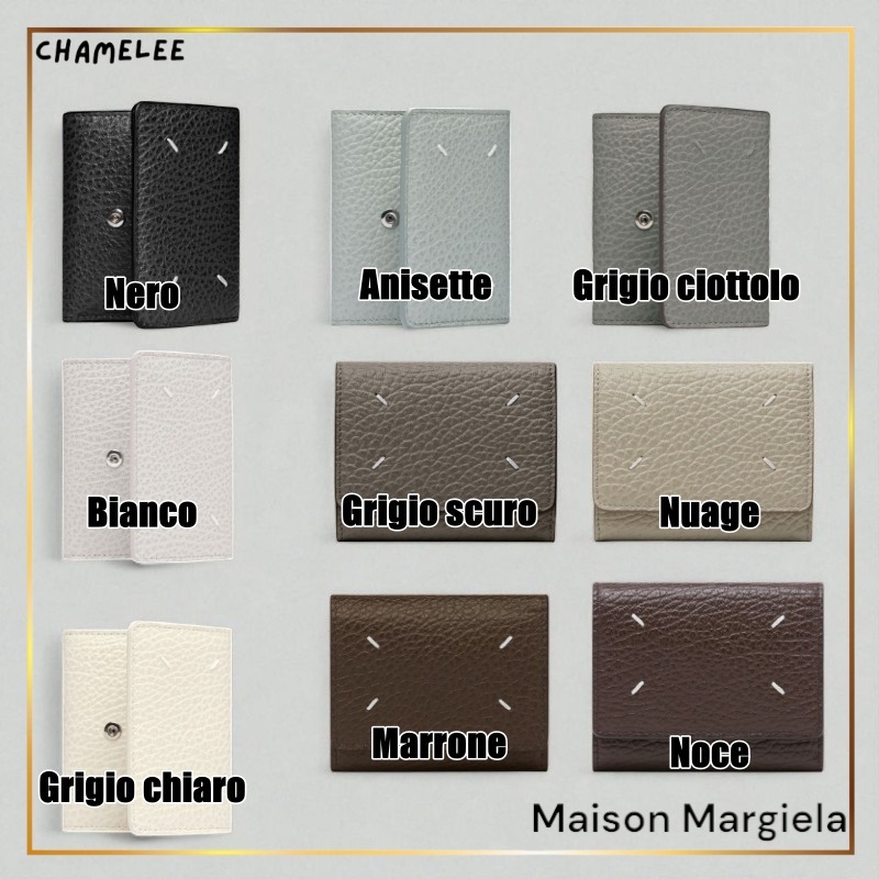 追跡【Maison Margiela】フォースティッチ レザーウォレット