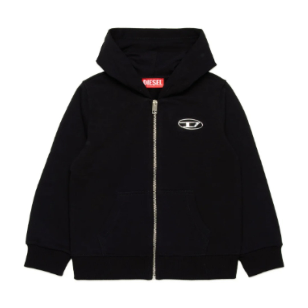 DIESEL◆ オーバルD ロゴ ジップパーカー《大人もOK!》