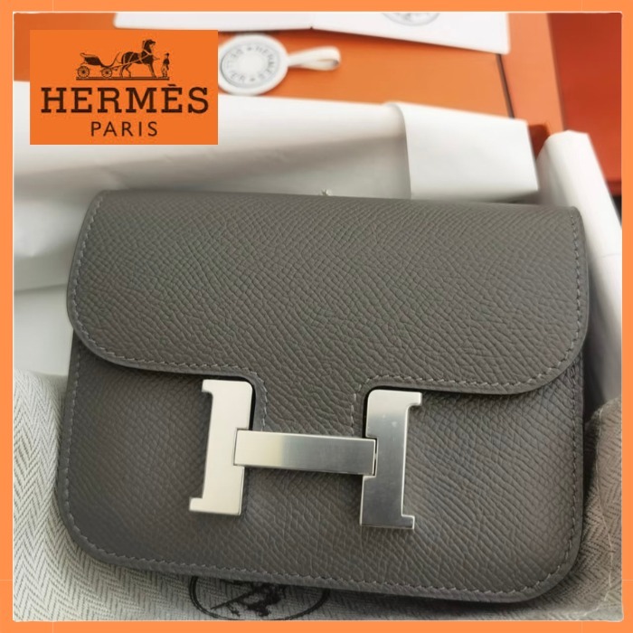 【コーデのアクセントに☆】HERMES スリムウォレット Constance