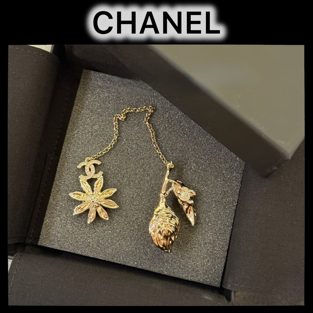 ★個性的でかわいい★CHANEL イヤリング