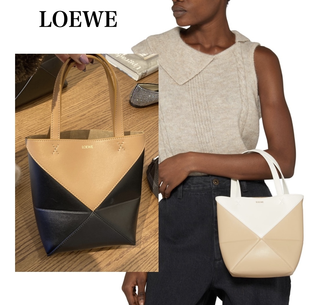 SALE《LOEWE》パズル フォルド ミニ トートバッグ