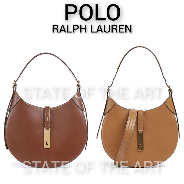 【Polo Ralph Lauren】ID レザー スモールショルダーバッグ