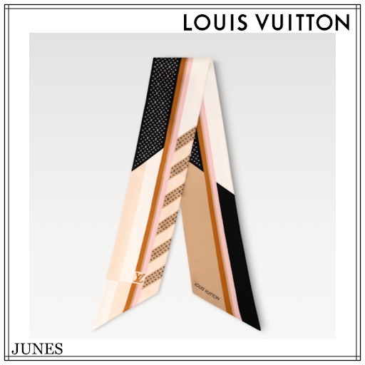 個性的【LOUIS VUITTON】ストール ナノモノグラム ラバリエール