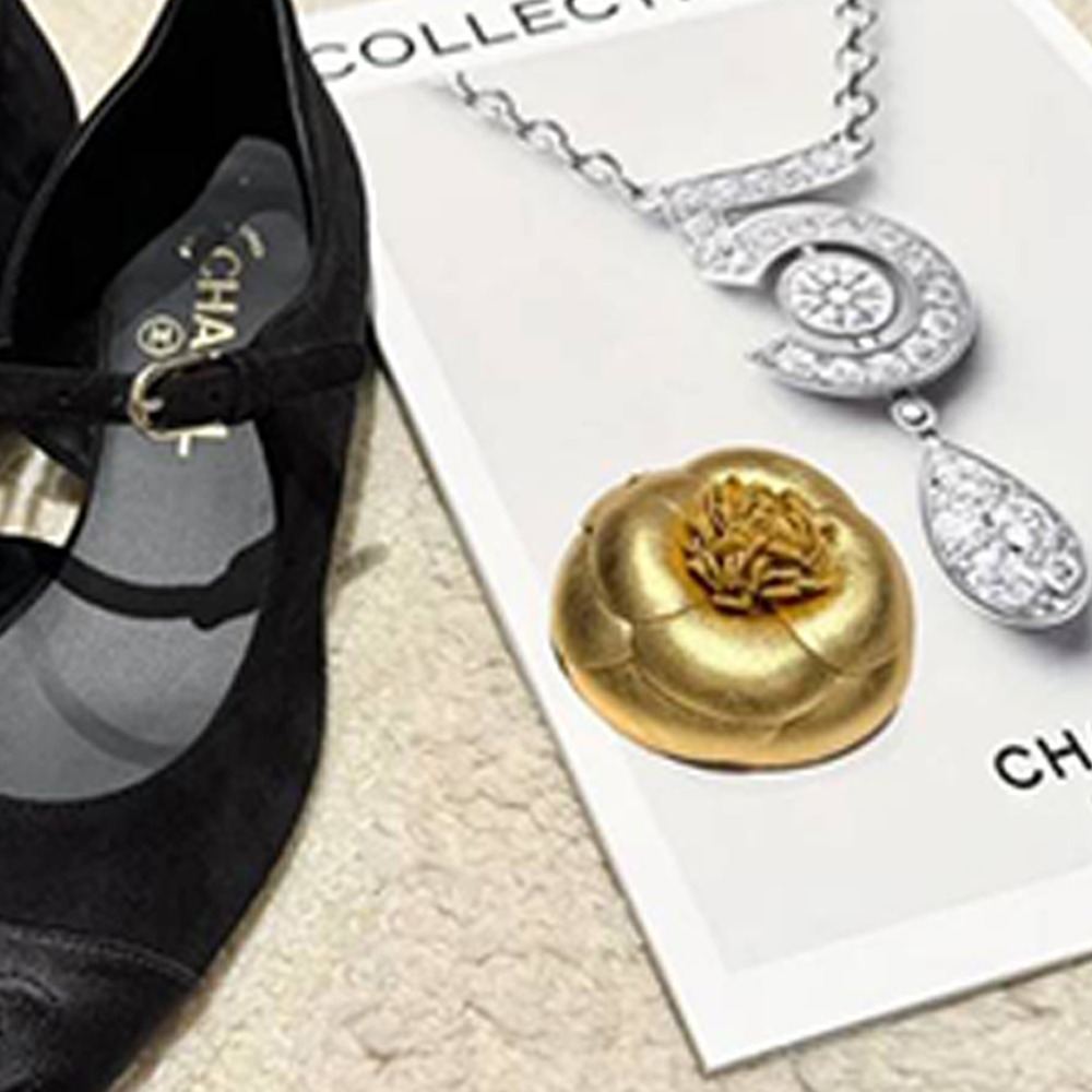 《クラシカル》CHANEL カメリア ブローチ