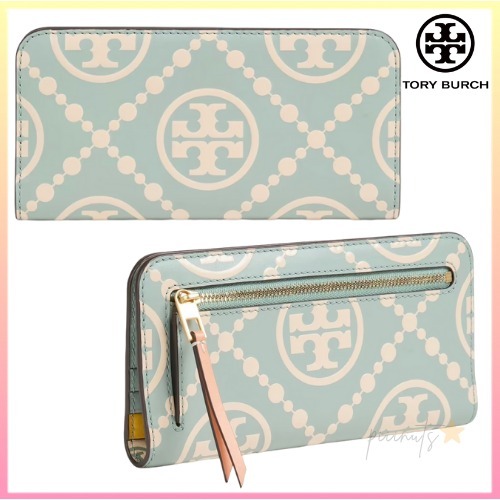 【Tory Burch】エンボスロゴ レザー コンチネンタルウォレット