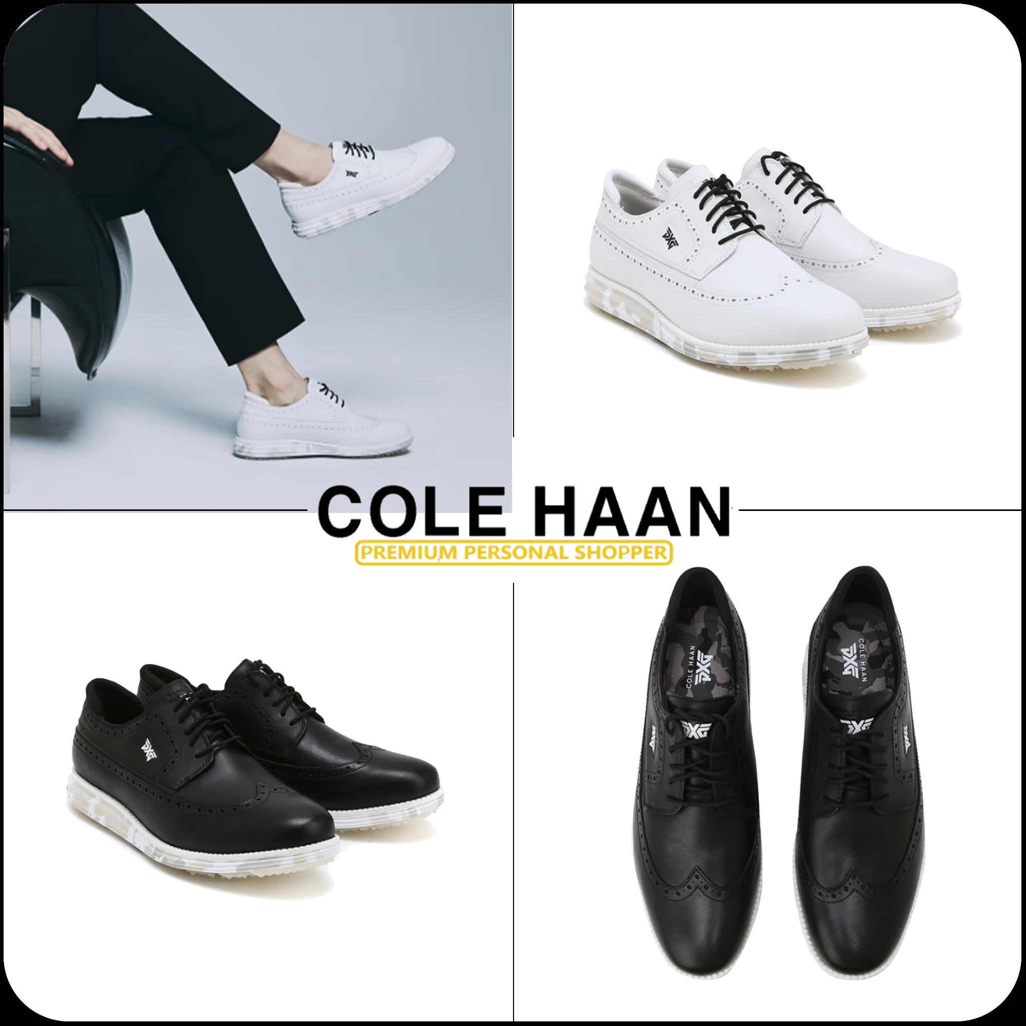 [COLE HAAN]★韓国人気★[CH X PXG OG WING OX] MEN'S SNEAKERS