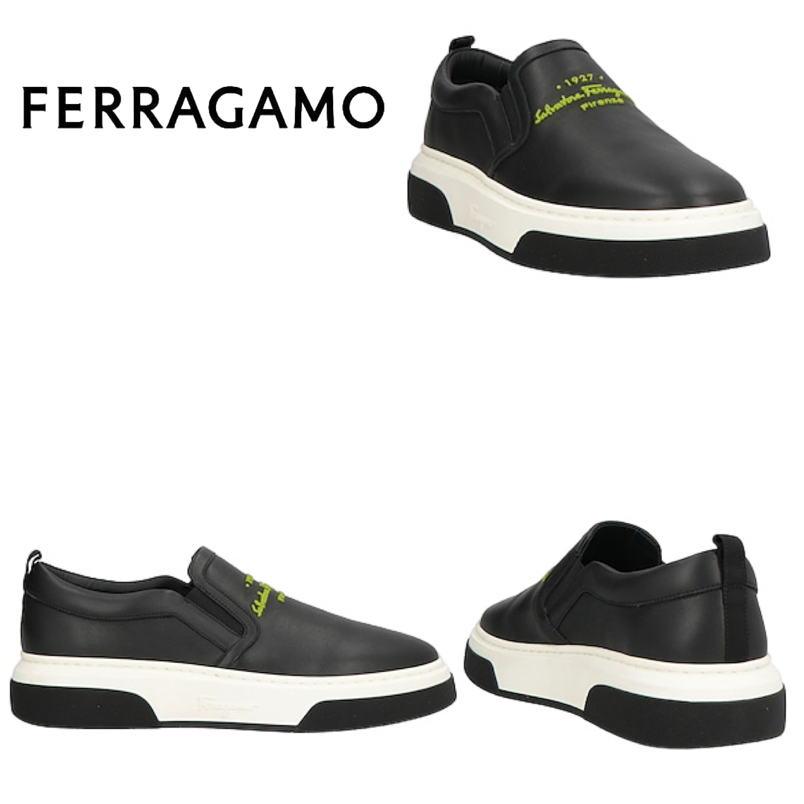 FERRAGAMO メンズスニーカー ブラック