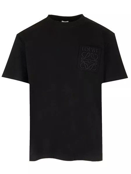 【関税・送料込み】LOEWE ロゴ コットンクルーネック Tシャツ