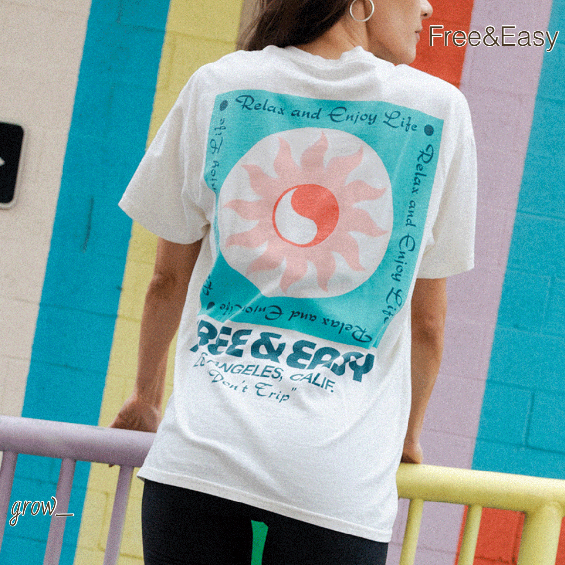 Free&Easy Blissed Out ブリスド アウト 半袖 Tシャツ 送関込