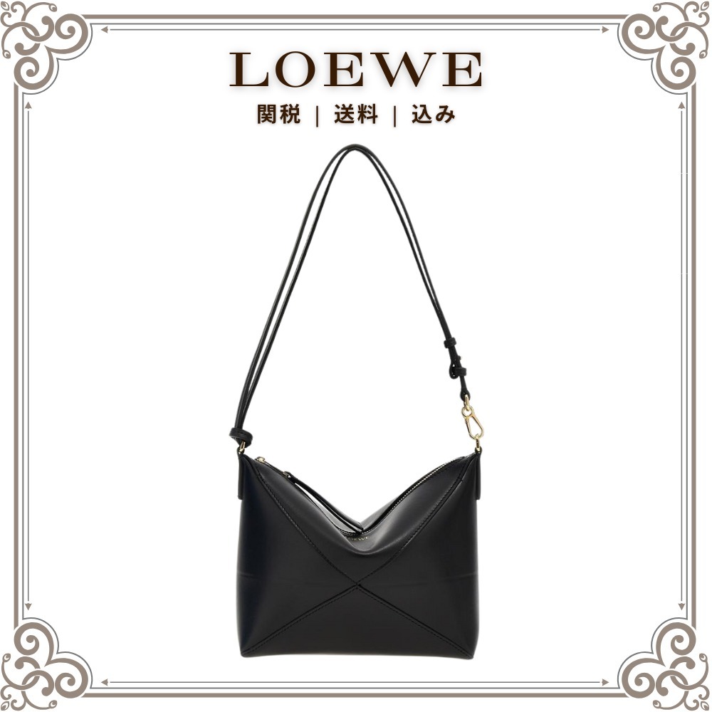 LOEWE パズルフォルド ポーチ（シャイニーナパカーフ）