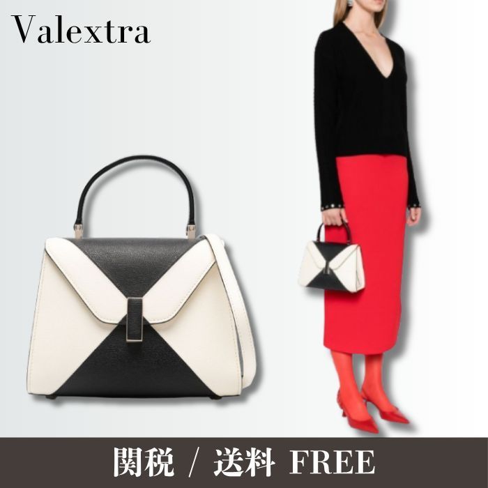 【売れ筋】VALEXTRA カラーブロック レザーバッグ