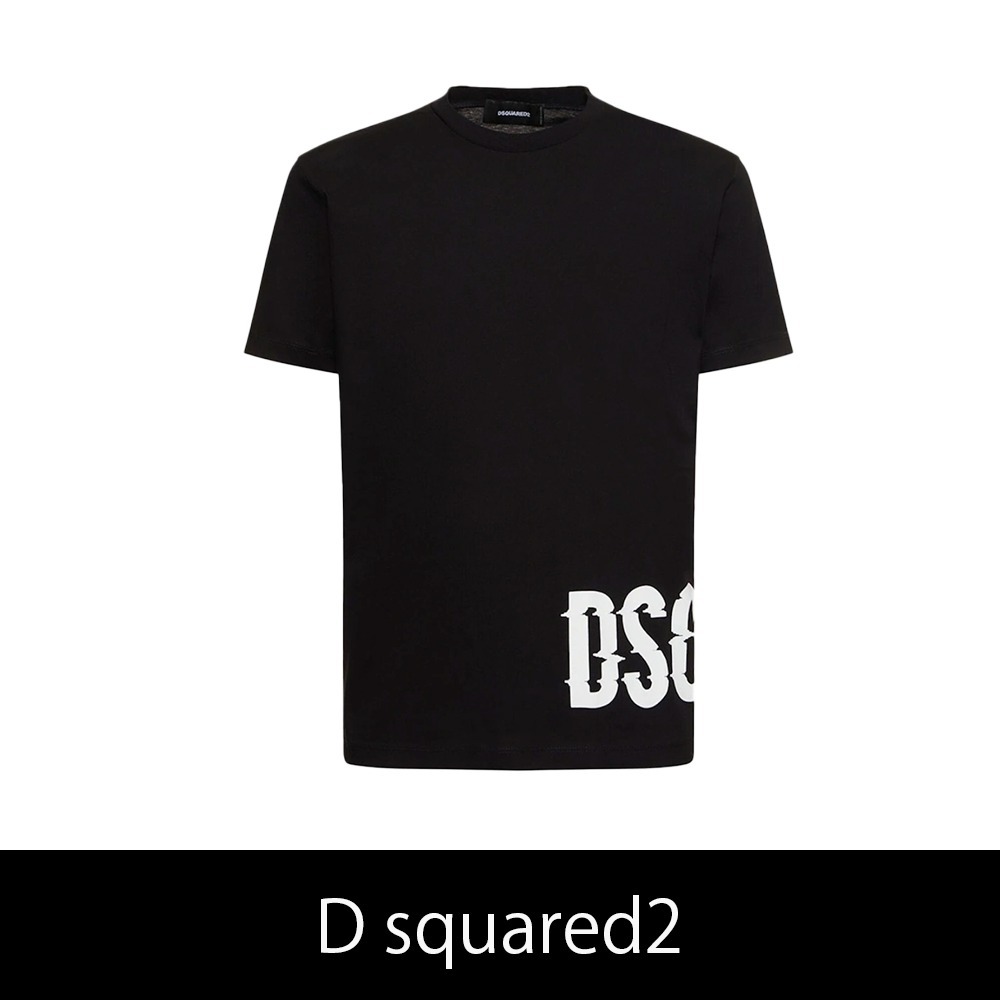 D squared2★ブラックの半袖Tシャツ★送関込