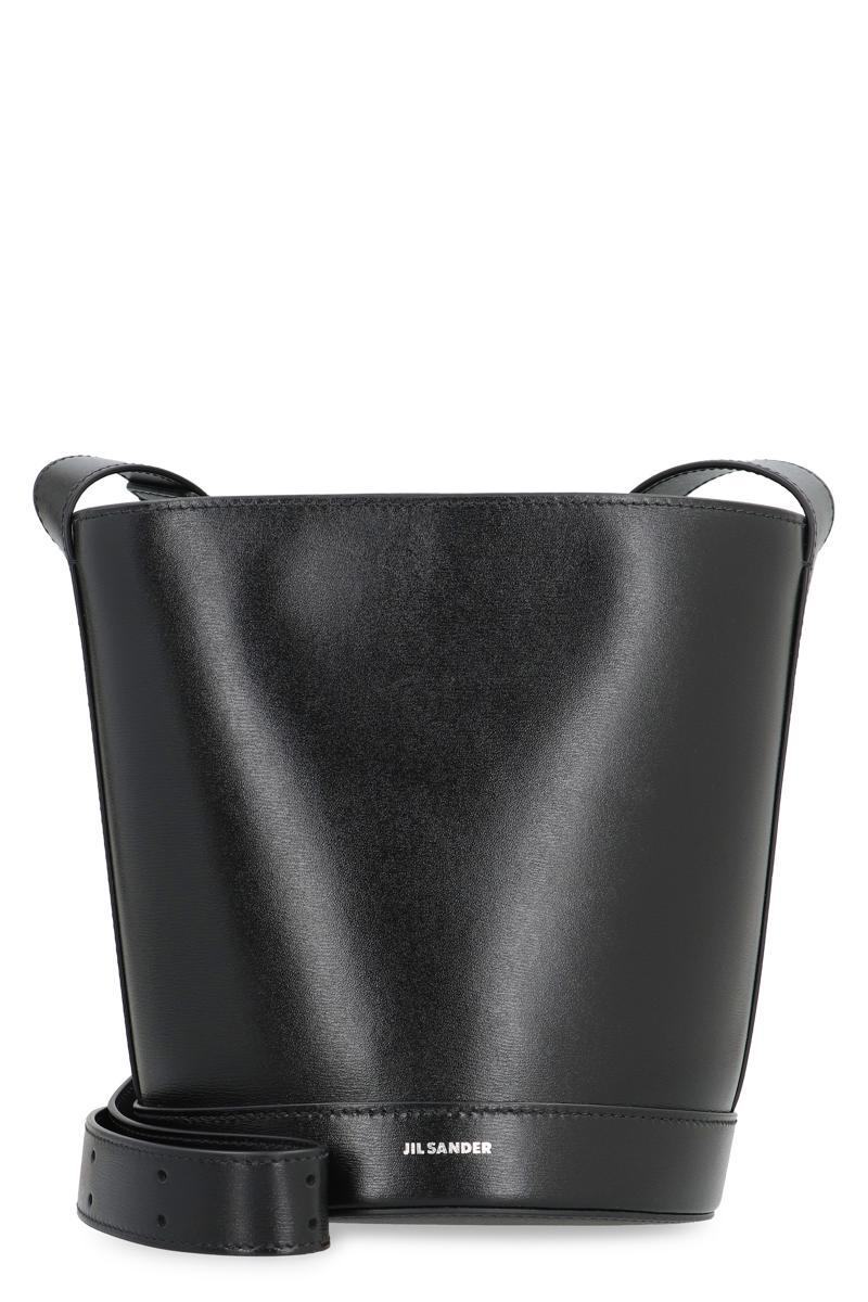 【関税＆送料込み】Jil Sander Cannolo Leather Bucket Bag