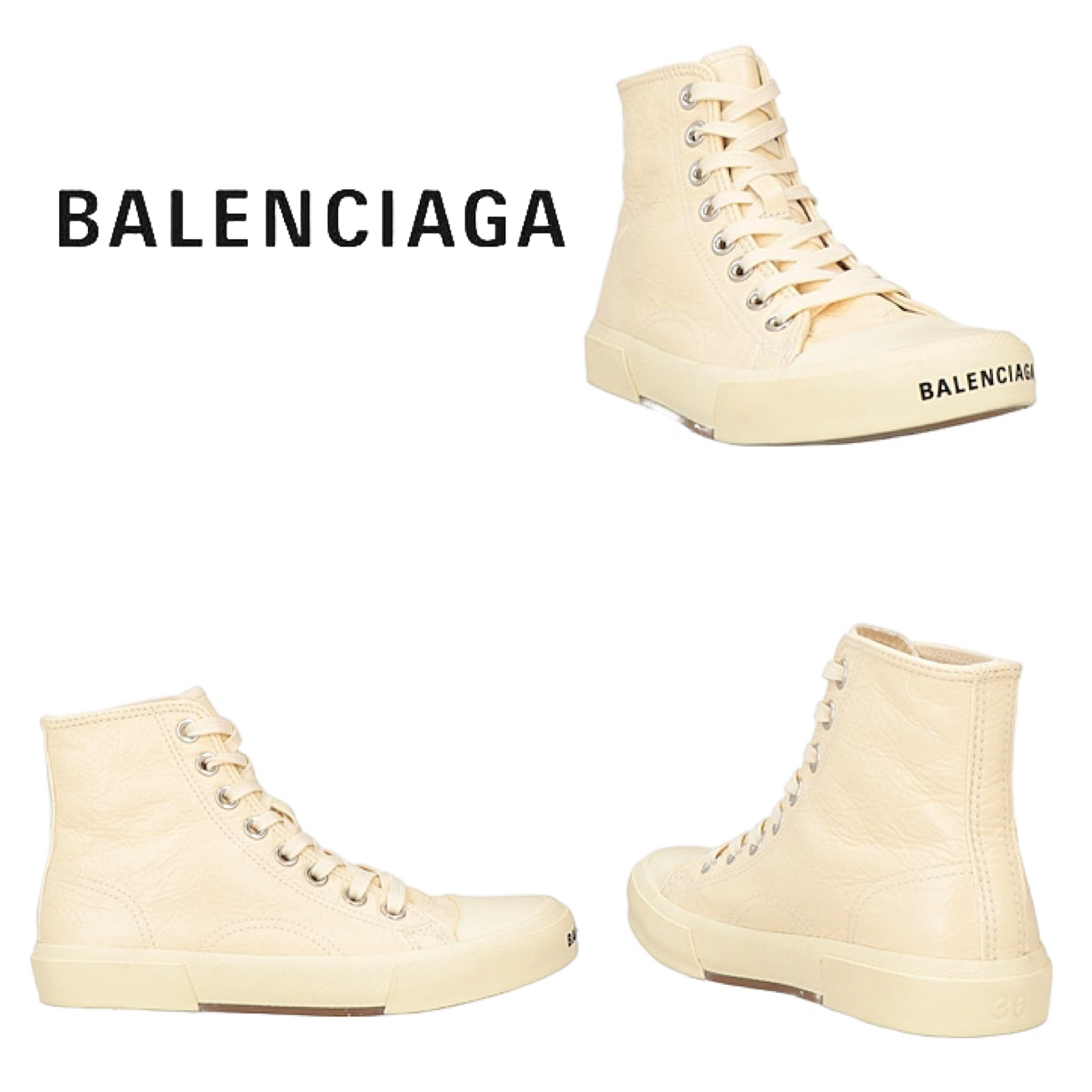 BALENCIAGA レディーススニーカー ベージュ