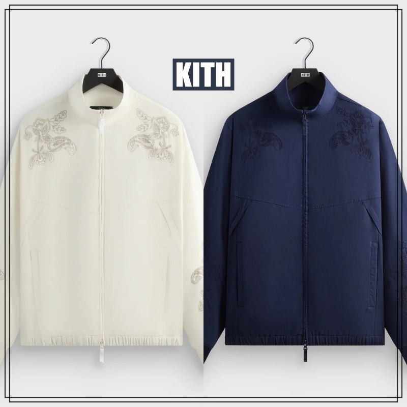 KITH for Wilson 刺繍メッシュトラックジャケット 関税送料込