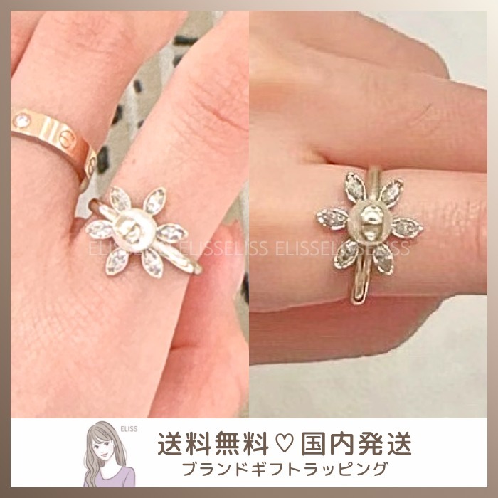 国内【大人可愛いが指先に咲♡】DIOR Bloom in Dior リング