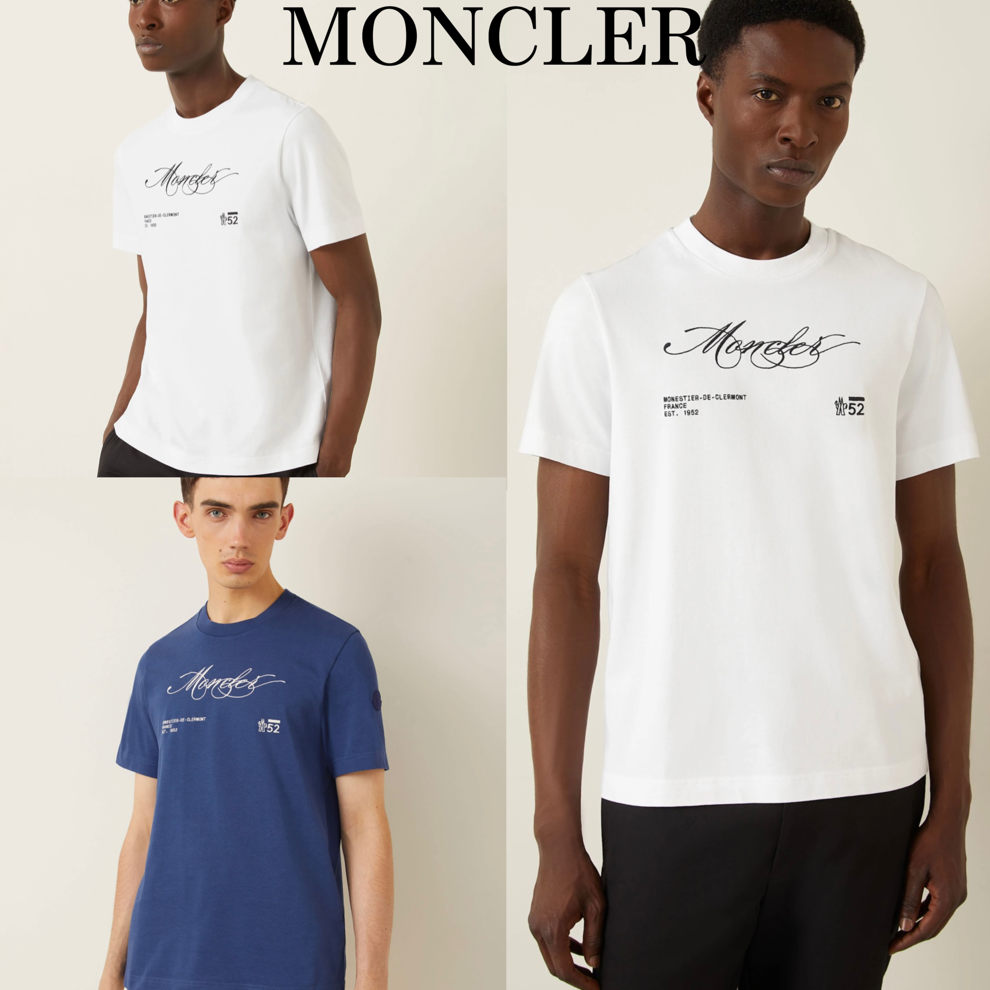 メンズ*MONCLER* Tシャツ シグネーチャーロゴ