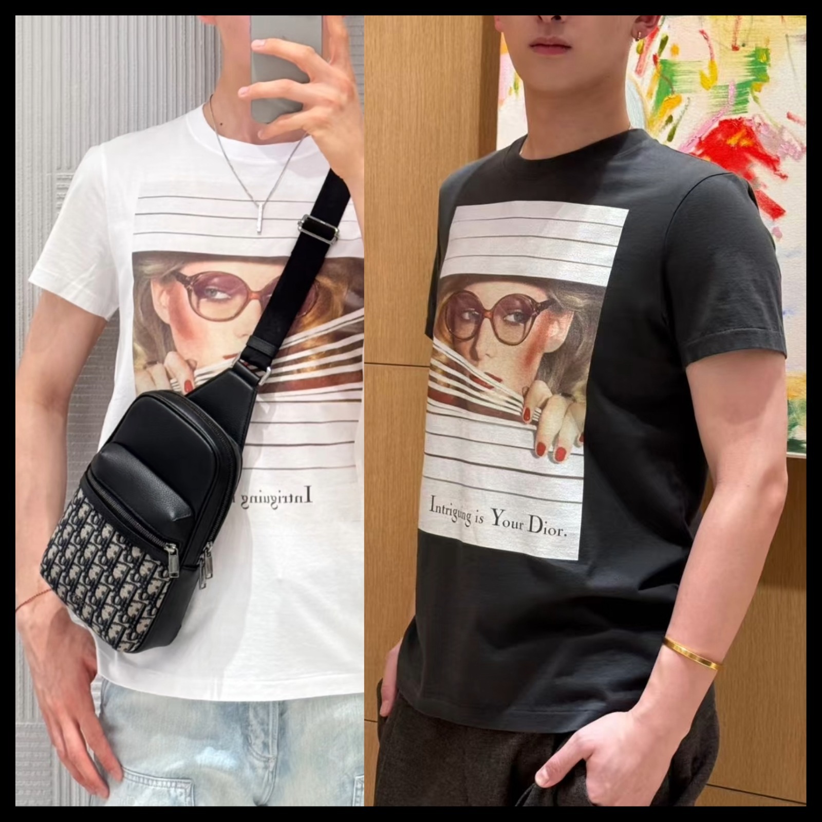 【お洒落でモダンなプリント♪】DIOR★Dior Heritage Tシャツ