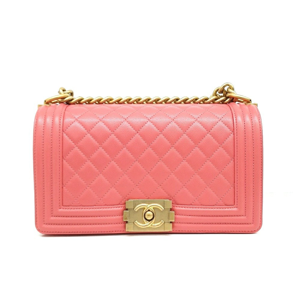 ショルダーバッグ・ポシェット × ヴィンテージ(中古) Chanel Caviar Boy Bag Medium