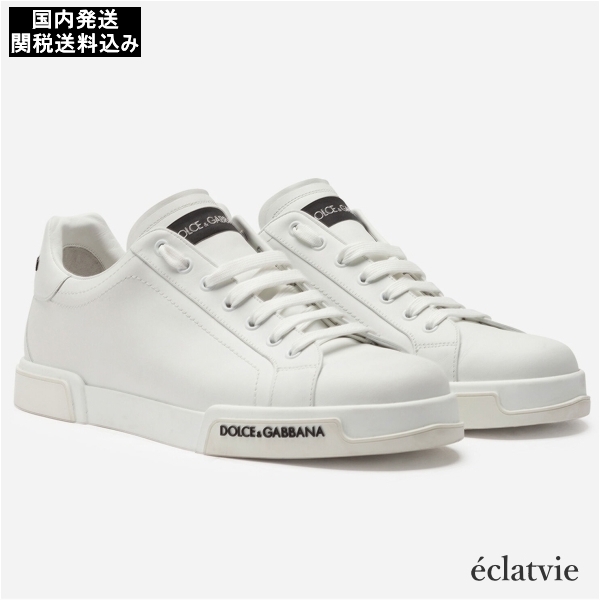 【関税込】DOLCE&GABBANA PORTOFINO カーフスキン スニーカー