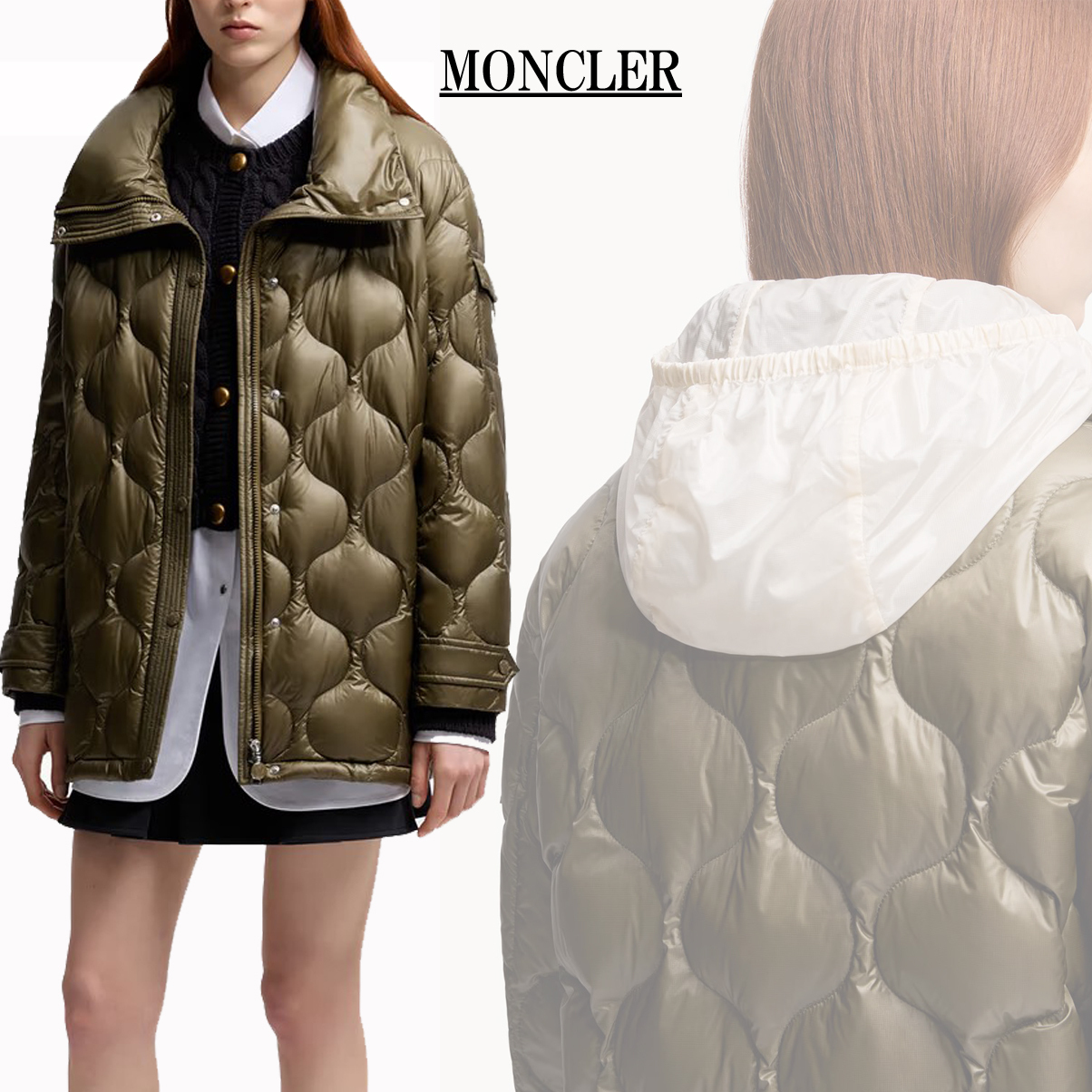 MONCLER モンクレール Lombi ダウン ジャケット ロゴ