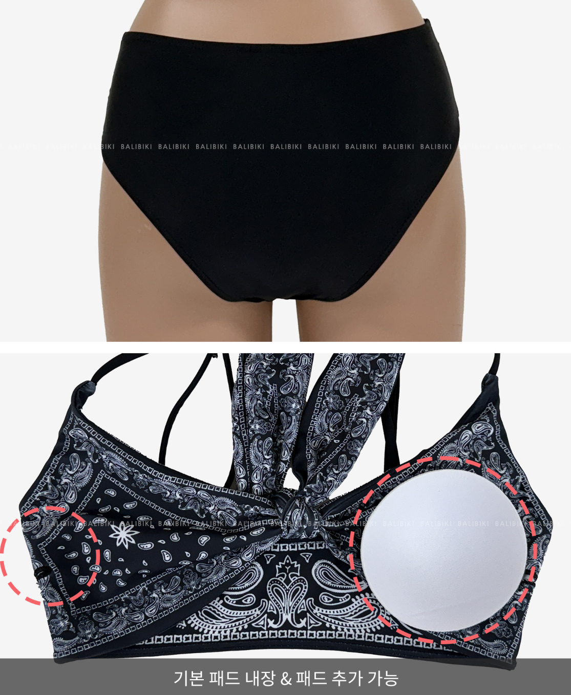 《韓国 BALIBIKI》BANDANA RIBBON BIKINI ビキニ 旅行 人気
