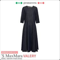 'S Max Mara◆VALERY◆デニム ミディワンピース