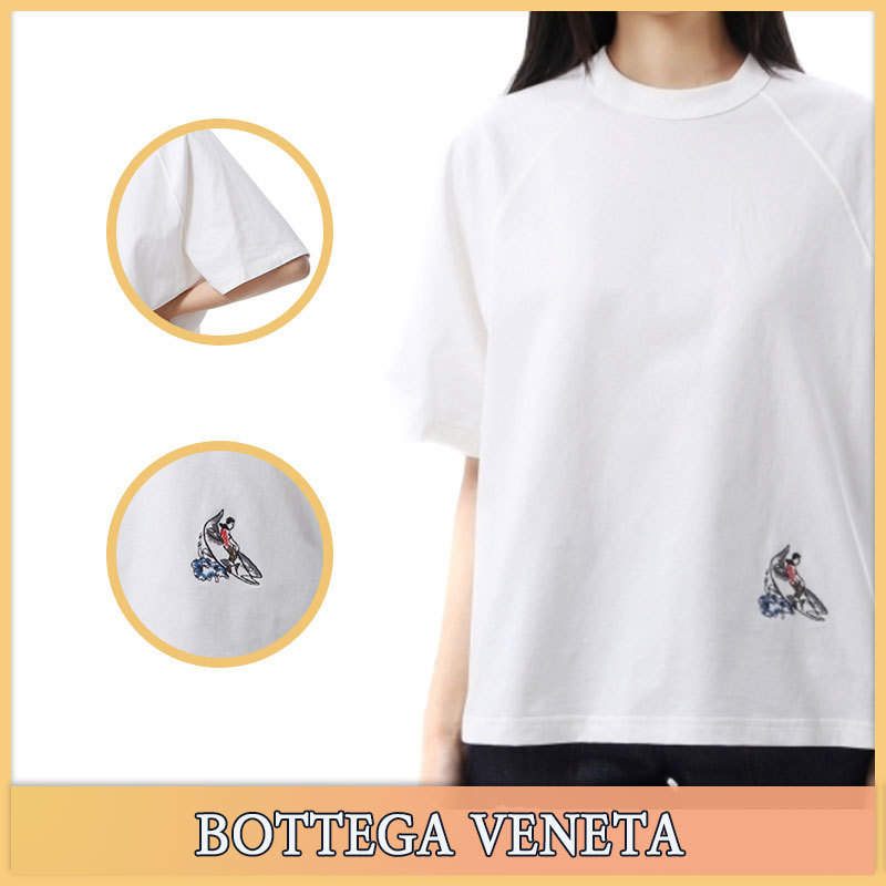 【BOTTEGA VENETA】ソフト コットン ジャージ 半袖 Tシャツ