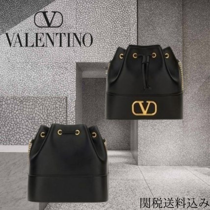 25FW VALENTINO GARAVANI Vロゴ バゲットバッグ